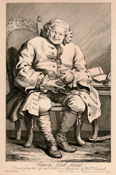 Simon, Lord Lovat by William Hogarth