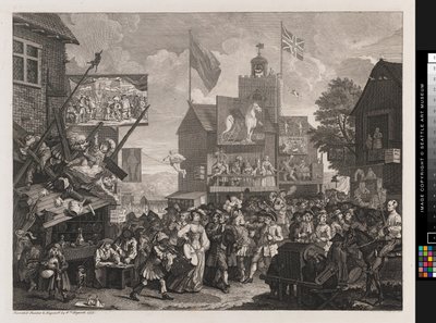 Southwark Fair by William Hogarth