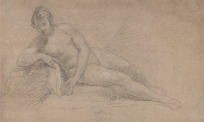 Study of a Female Nude by William Hogarth