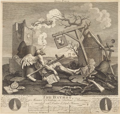 Tailpiece, or The Bathos by William Hogarth