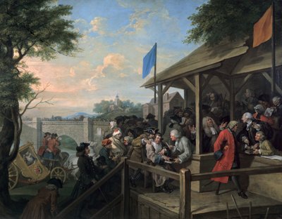 The Election III The Polling, 1754-55 by William Hogarth