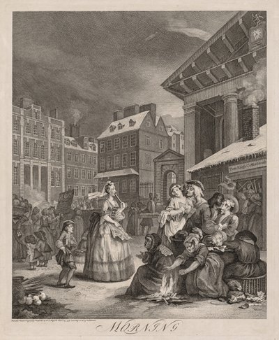 The Four Times of Day by William Hogarth