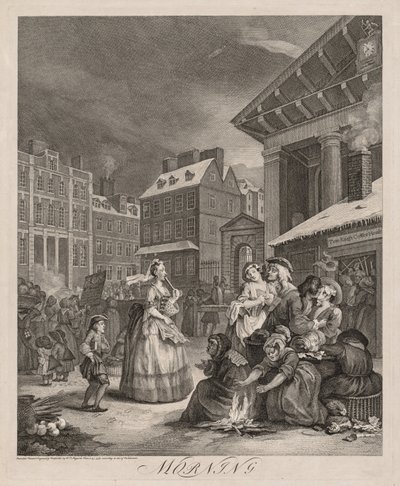 The Four Times of Day by William Hogarth