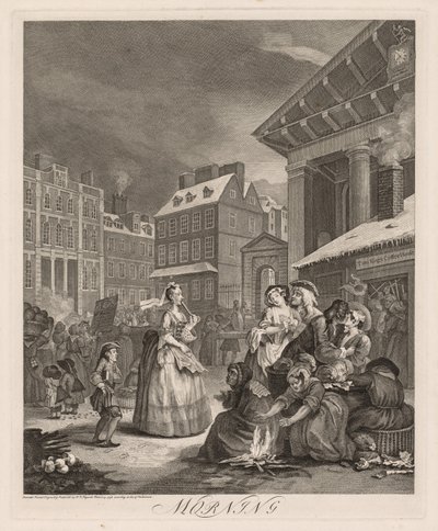The Four Times of Day: Morning by William Hogarth