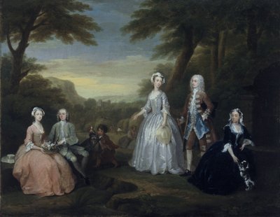 The Jones Family Conversation Piece by William Hogarth