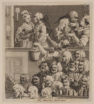 The Laughing Audience by William Hogarth