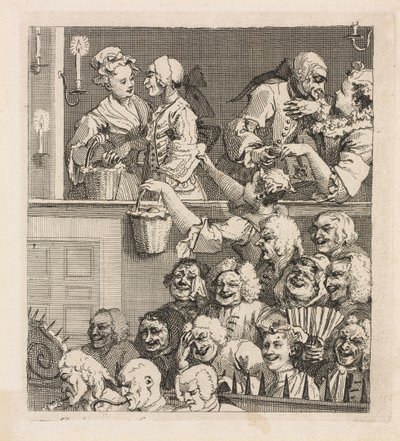 The Laughing Audience by William Hogarth
