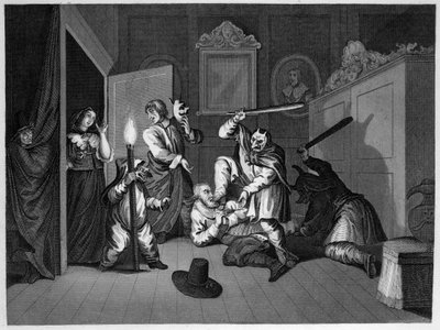 The Masquerade Adventure by William Hogarth