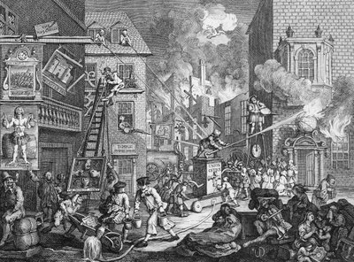 The Times, Plate I, 1762 by William Hogarth