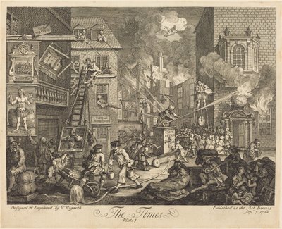The Times, pl.1 by William Hogarth