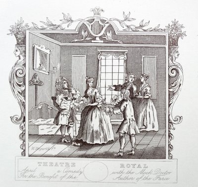 Theatre Royal, Drury Lane, London by William Hogarth
