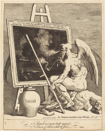 Time Smoking a Picture by William Hogarth