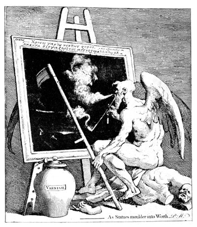 Time Smoking a Picture, 1761 by William Hogarth