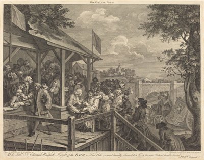 The Polling by William Hogarth and Francois Morellon de La Cave