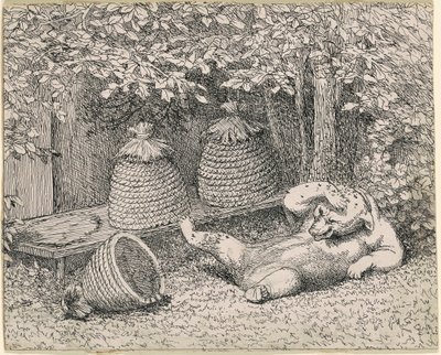 Bear Stung by Bees by William Holbrook Beard