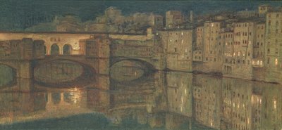 Ponte Vecchio, Florence by William Holman Hunt