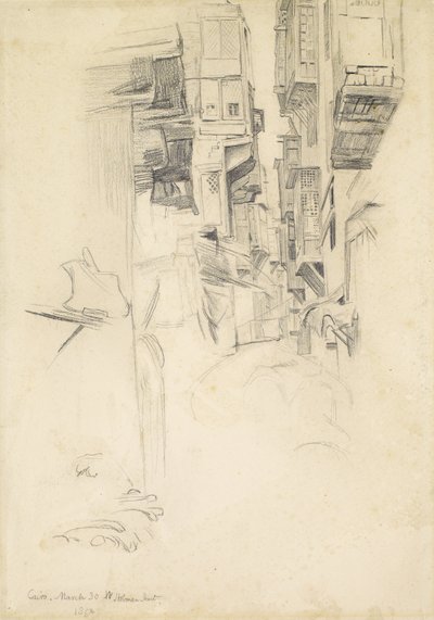 Street Scene, Cairo by William Holman Hunt