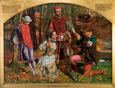 Valentine Rescuing Sylvia from Proteus, 1851 by William Holman Hunt