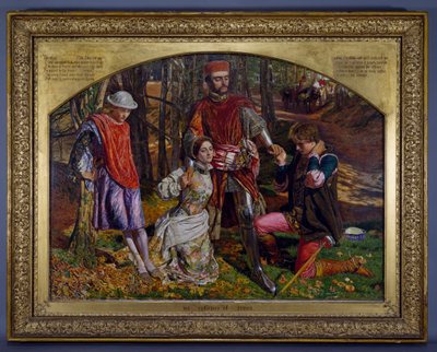 Valentine Rescuing Sylvia from Proteus by William Holman Hunt