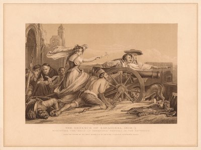 The Defence of Saragoosa, 1808-9 by William Home Lizars