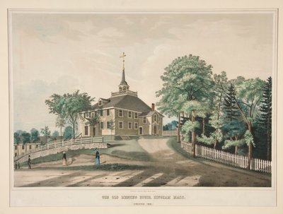 The Old Meeting House, Hingham, Mass. by William Hudson