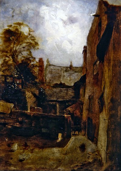 Sketch for Bidestone Farmhouse by William Huggins