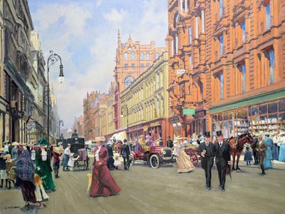 Buchanan Street in 1910 by William Ireland