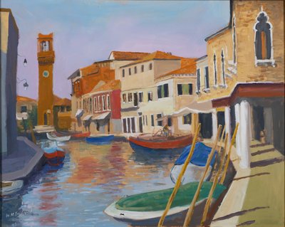 Burano Clocktower by William Ireland