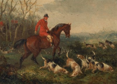 Foxhunting: At Cover by William J. Shayer