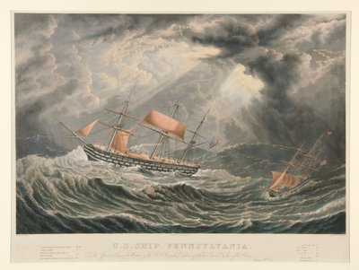 U.S. Ship Pennsylvania by William James Bennett