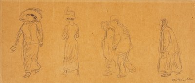 Five Figures by William James Glackens