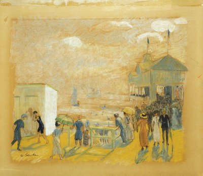 The Battery by William James Glackens