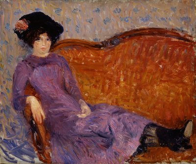 The Purple Dress by William James Glackens