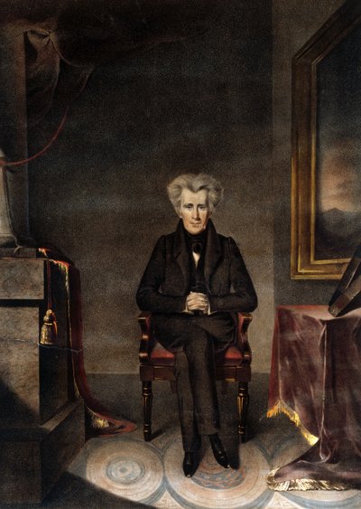 Andrew Jackson, c.1835 by William James Hubard