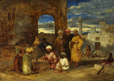 Arabs Playing Chess by William James Muller