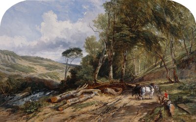 Hauling Timber by William James Muller