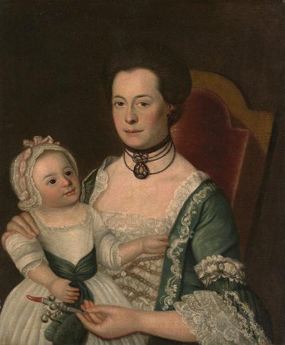 Mrs. Jacob Hurd and Child, ca. 1762 by William Johnston