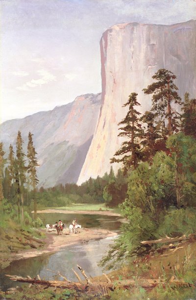 El Capitan, Yosemite Valley by William Keith