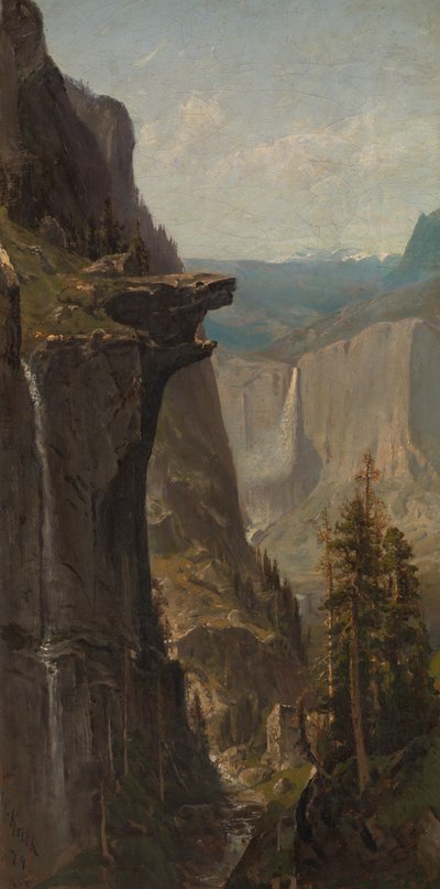 Yosemite Falls, from Glacier Point by William Keith