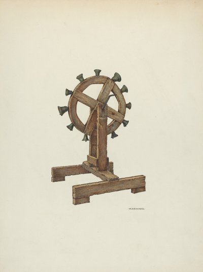 Altar Chimes on Wheel by William Kieckhofel