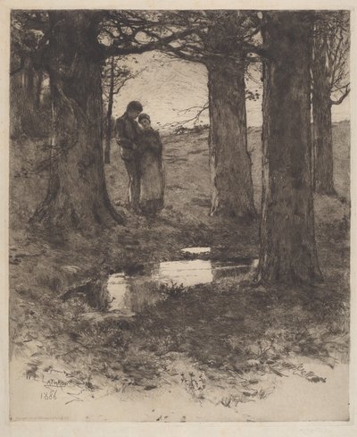 An Evening Walk by William Langson Lathrop