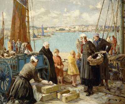 Marketing the Tunny, Concarneau by William Lee Hankey