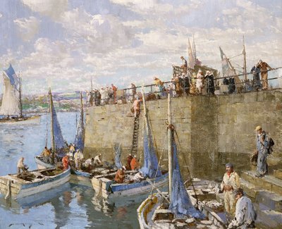 Sardine Fishers, Concarneau by William Lee Hankey