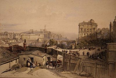 Edinburgh from the Mound by William Leighton Leitch