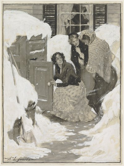 Sketch for a Book Illustration by William Leroy Jacobs