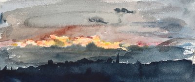 A Break in the Evening Clouds by William Lionel Wyllie