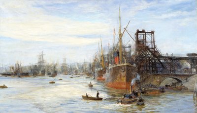 Barry Docks by William Lionel Wyllie