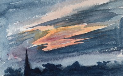 Sunset Storm by William Lionel Wyllie