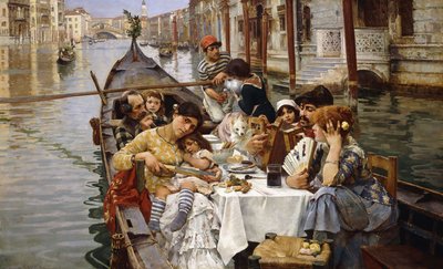 A Venetian al Fresco by William Logsdail