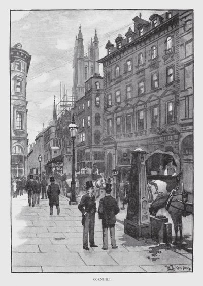 Cornhill by William Luker